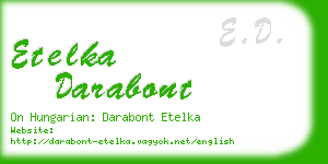 etelka darabont business card